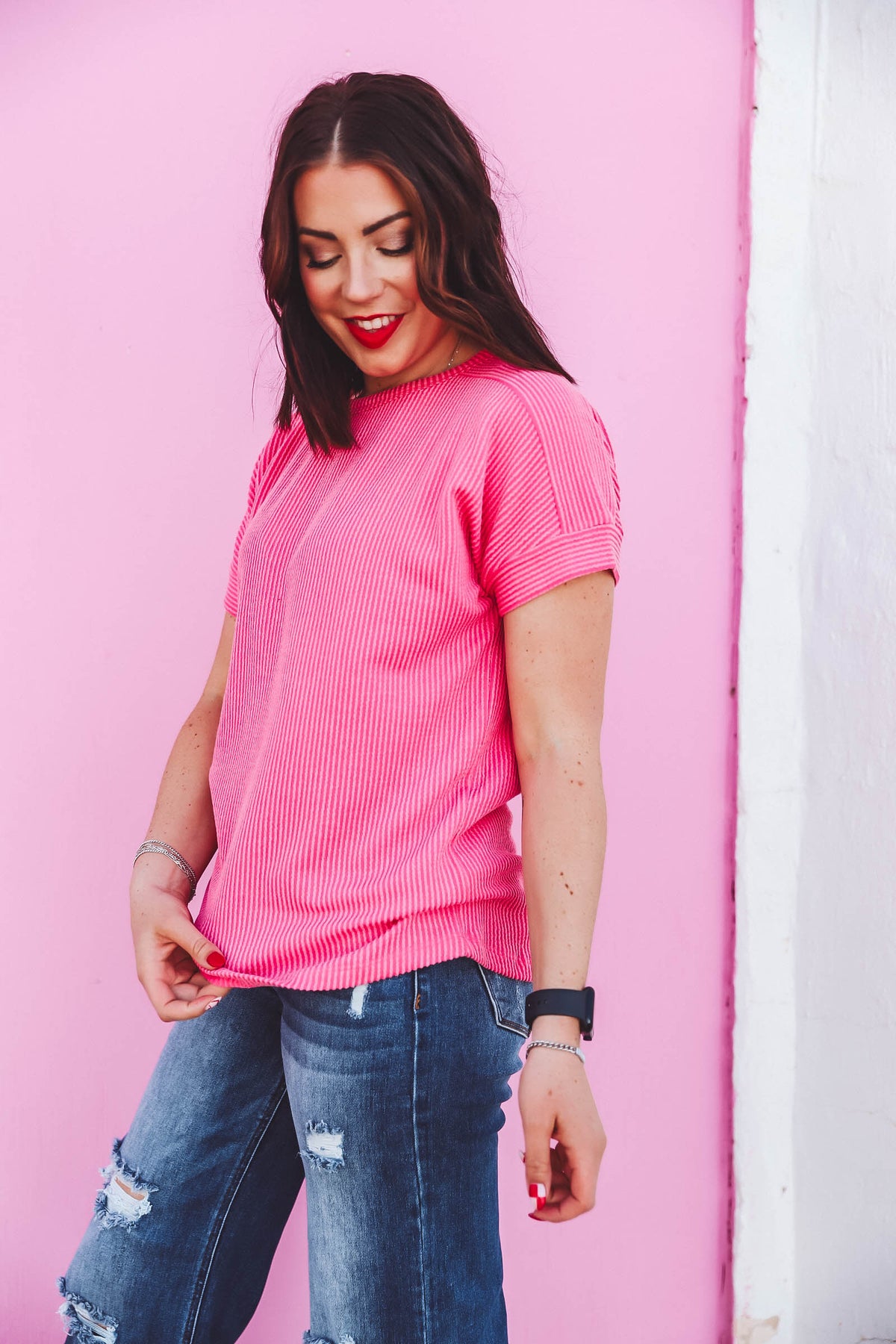Marcy Top-Pink