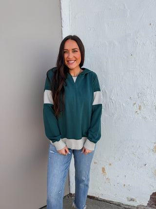 Abby Hoodie-Hunter Green