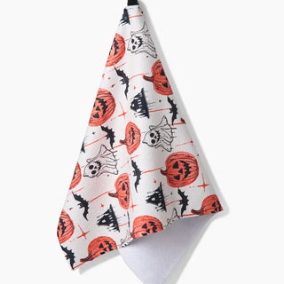 Halloween Is Here Tea Towel-Geometry