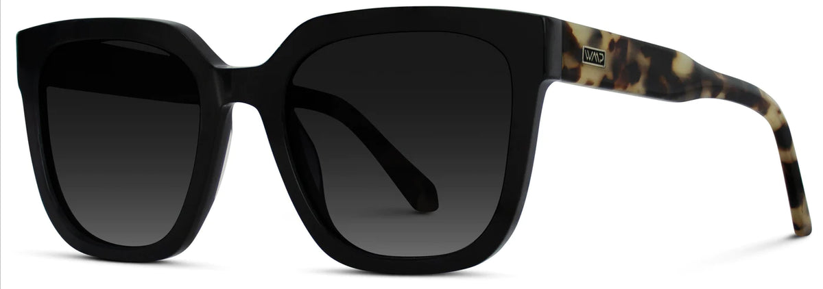 Britt WMP Sunglasses-Black Beige Tort/Black Gradient Lens
