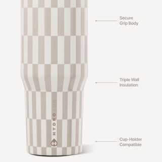 HydroJug 32oz Sport Water Bottle-Latte