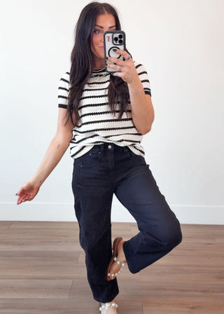 Jaimie Striped Knit Top
