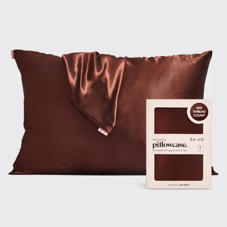 Satin Pillowcase-Chocolate