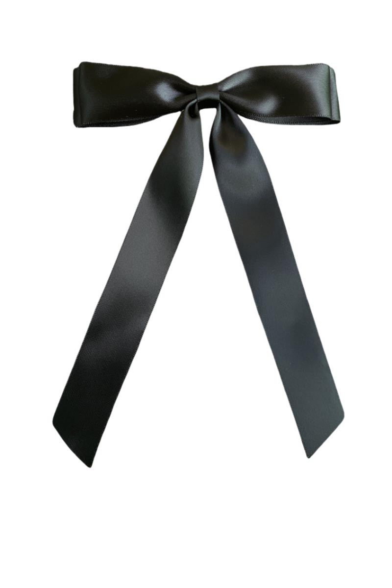Bow Tie Hair Clip-Black