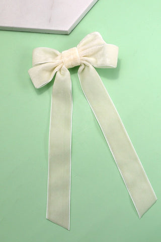 Velvet Ribbon Bow-6 Colors