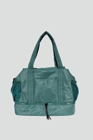 Brooke Puffy Duffle Bag-Mint