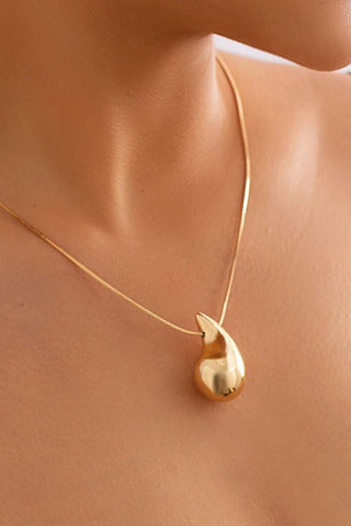 Teardrop Necklace-Gold