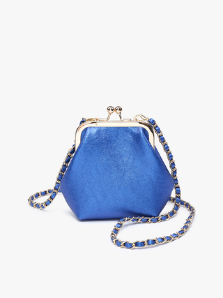 Cleo Coin Pouch Crossbody-Blue Agate