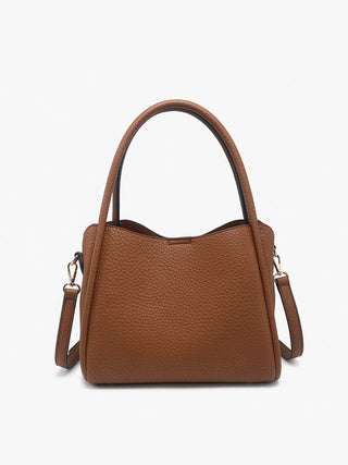 Sasha Structured Satchel-Brown