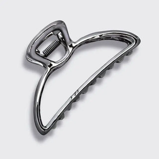 Open Shape Claw Clip - Hematite