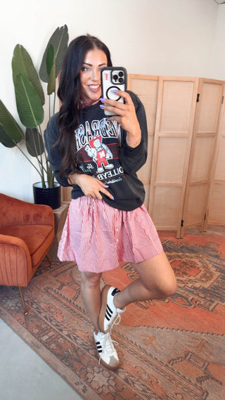 Lily Striped Mini Dress