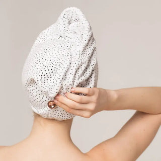 Quick Dry Hair Towel-Micro Dot