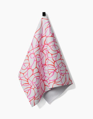 Bubble Abstract Tea Towel-Geometry