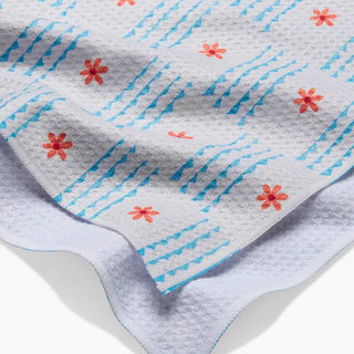 Ziggy Floral Tea Towel-Geometry