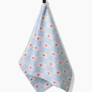 Ziggy Floral Tea Towel-Geometry