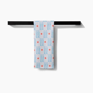 Ziggy Floral Tea Towel-Geometry