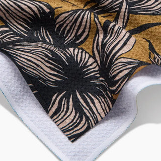 Stay Saffron Tea Towel-Geometry