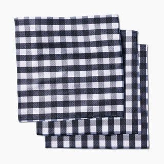 Midnight Flannel Dishcloth Set-Geometry