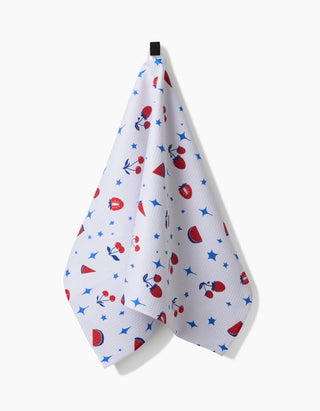 Fruit Sparkle Toss Tea Towel-Geometry