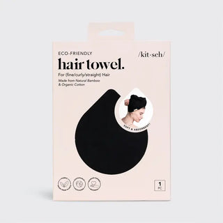 Quick Dry Hair Towel-Eco Black