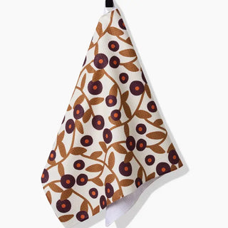 Swirling Vines Tea Towel-Geometry