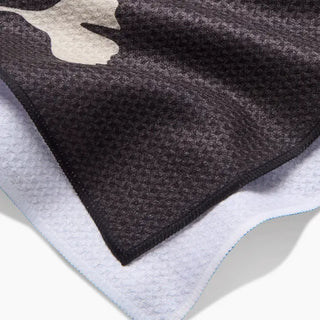 Midnight Ginkgo Tea Towel-Geometry