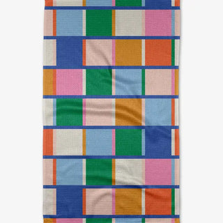 Grid Tea Towel-Geometry