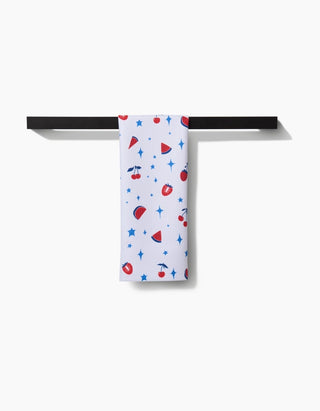 Fruit Sparkle Toss Tea Towel-Geometry