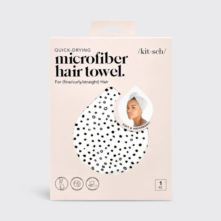 Quick Dry Hair Towel-Micro Dot