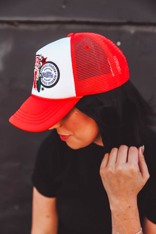 Nebraska Layered Patch Trucker Hat