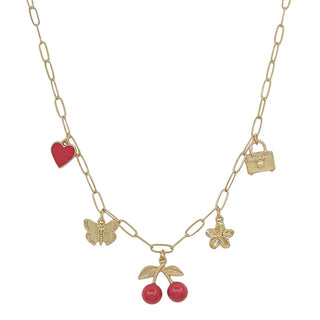 Cherry Charm Necklace