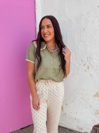 Ellen Gingham Top