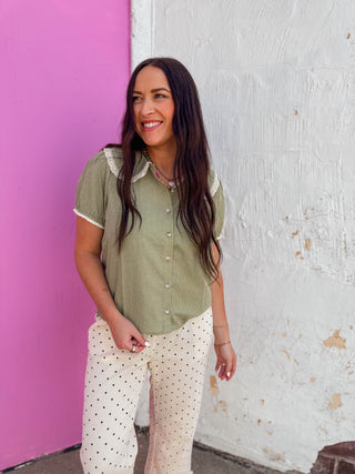 Ellen Gingham Top