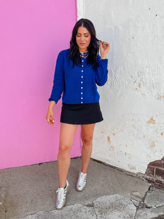Sylvie Cardigan-Royal Blue