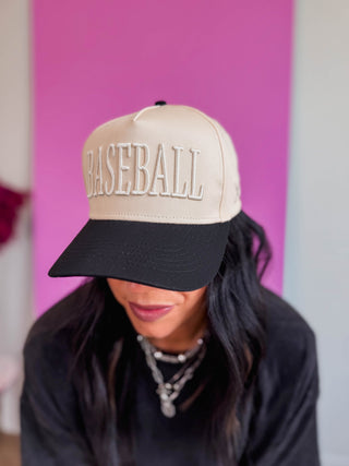 Baseball Monochromatic Vintage Trucker Hat