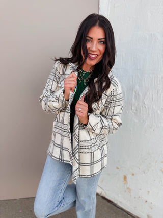 Santa Fe Jacket-Tofu Ash Plaid-Thread & Supply