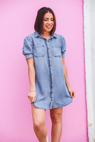 Sylvia Shirt Dress-KUT