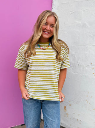 Maddox Striped Tee