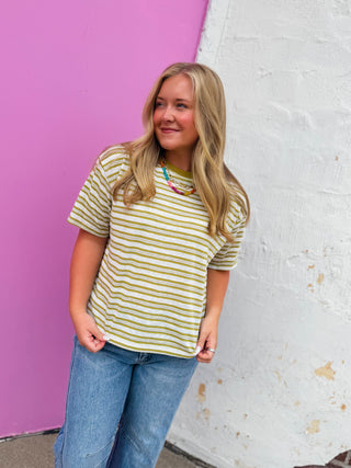 Maddox Striped Tee
