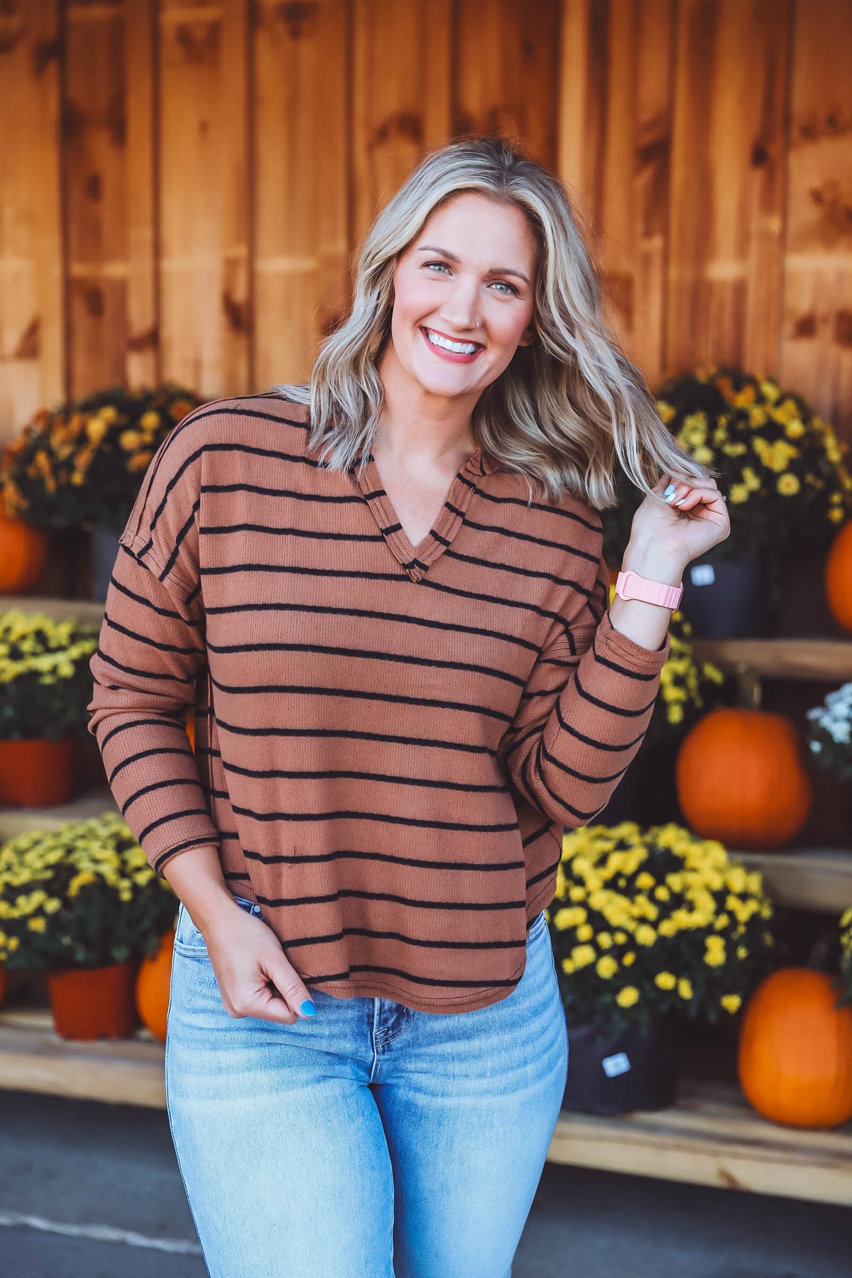 Aria Striped Top