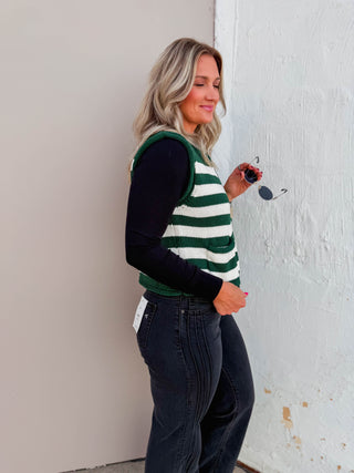 Piper Striped Sweater Vest