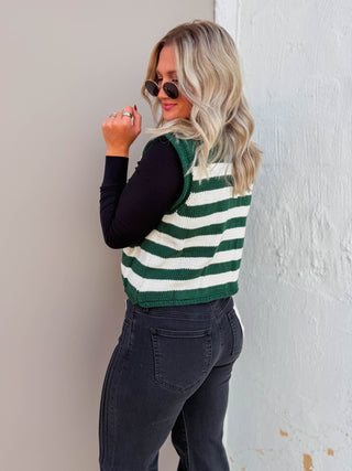 Piper Striped Sweater Vest