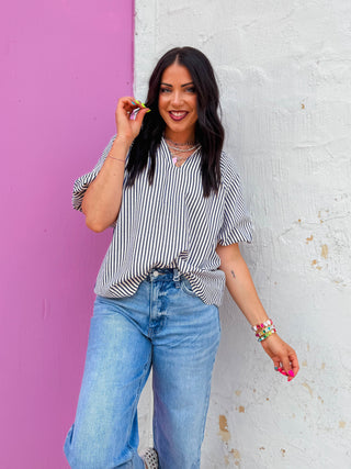 Jory Striped Top
