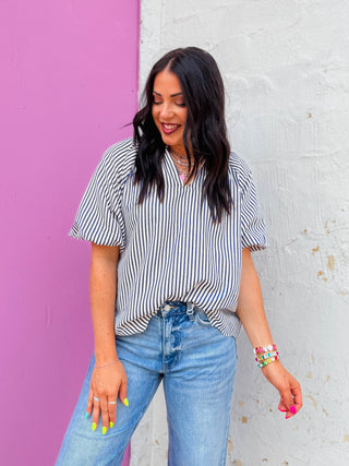 Jory Striped Top