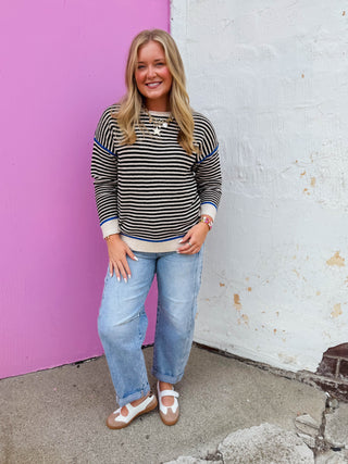 Carson Striped Sweater