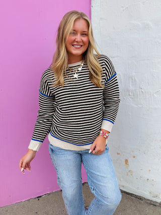 Carson Striped Sweater