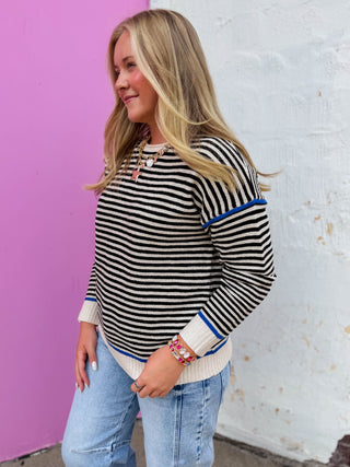 Carson Striped Sweater