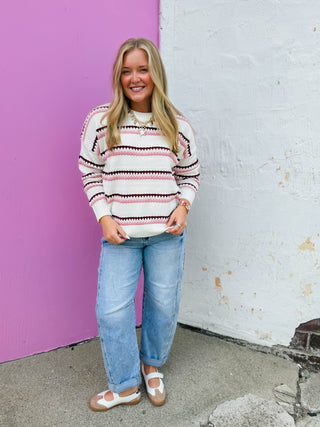 Gracyn Striped Sweater