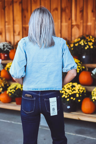 Alexandra Denim Top