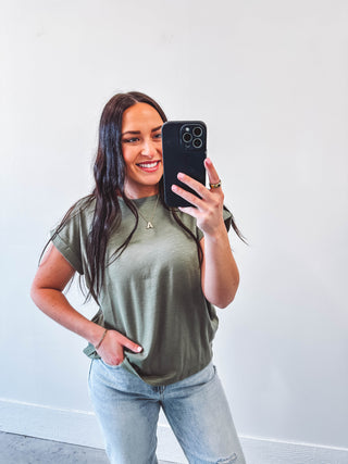 Jessica Tee-Light Olive